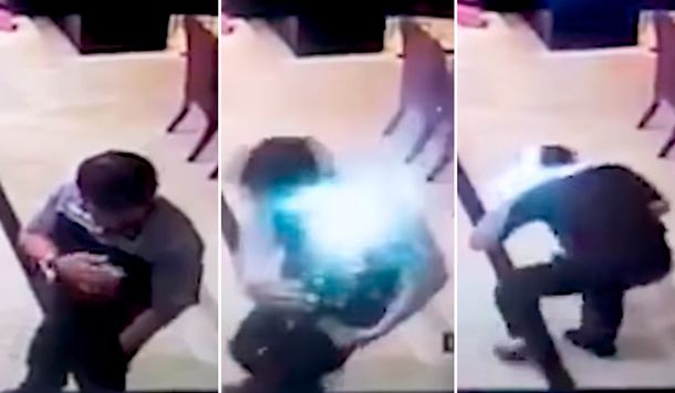Un celular explota en el bolsillo de un hombre y provoca heridas en su rostro