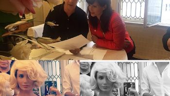 Griselda Siciliani prepara un look vintage para Sugar. Griselda Siciliani prepara un look vintage para Sugar.