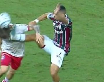 La polémica en Brasil: ¿era roja para el jugador de Fluminense?