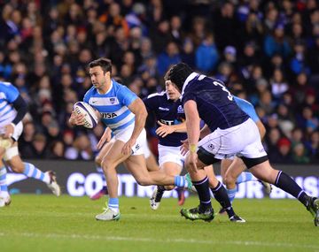 Los Pumas enfrentaron a Escocia en Edimburgo