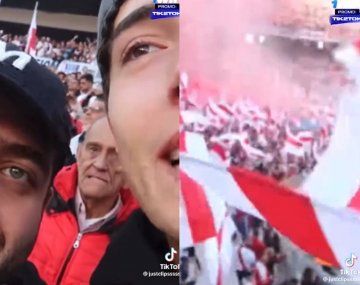 Español vio el Superclásico en el Monumental y se volvió viral por sus reacciones