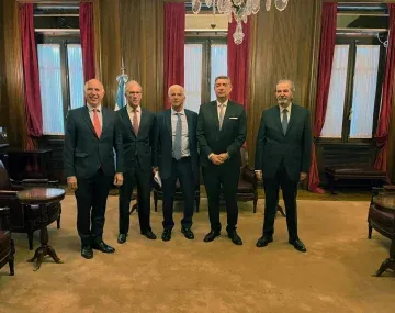 Cúneo Libarona se reunió con los miembros de la Corte Suprema
