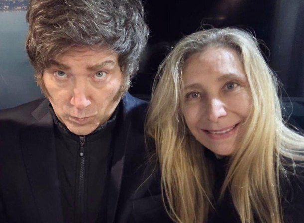 Javier y Karina Milei.