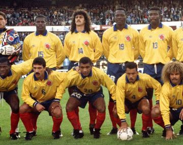Selección Colombia de 1993 el día del 5 a 0 a la Argentina