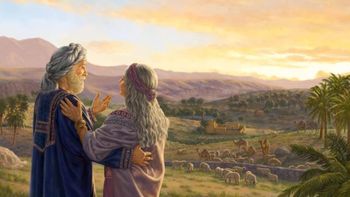 De la descendencia Abraham (padre de Isaac) nació el pueblo de Israel. De la descendencia Abraham (padre de Isaac) nació el pueblo de Israel.