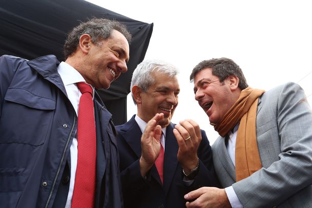 Domínguez acompañó a Scioli en un acto