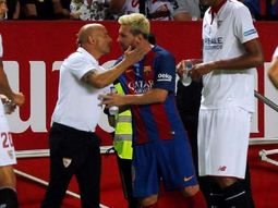 Sampaoli elogió a Messi Sampaoli elogió a Messi