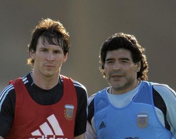 El posteo de Lionel Messi por el cumpleaños de Diego Maradona
