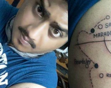 Dey le hizo un tributo increíble a Maradona