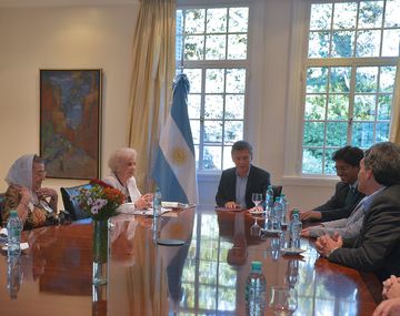 Macri recibió a Carlotto en Olivos