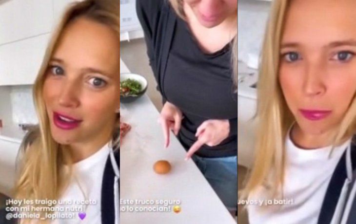 A lo Paola Argento: el divertido blooper de Luisana Lopilato con un huevo