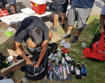 Operativo anti drogas a hinchas de River