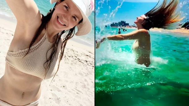 VIDEO: el lomazo de Marcela Kloosterboer a cinco meses de ser mamá