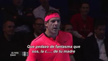 Del Potro se enojó con Robin Haase por agrandar una lesión Del Potro se enojó con Robin Haase por agrandar una lesión
