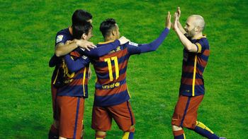 con tres goles de messi, el barcelona goleo al rayo vallecano como visitante con tres goles de messi, el barcelona goleo al rayo vallecano como visitante