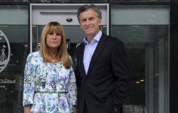 Aída Ayala y Mauricio Macri