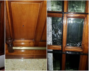 Así quedaron las aberturas de la vivienda