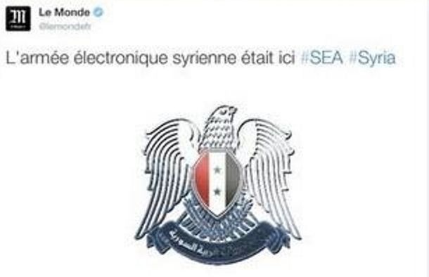 El Ejército Electrónico Sirio hackeó la cuenta del diario Le Monde en Twitter