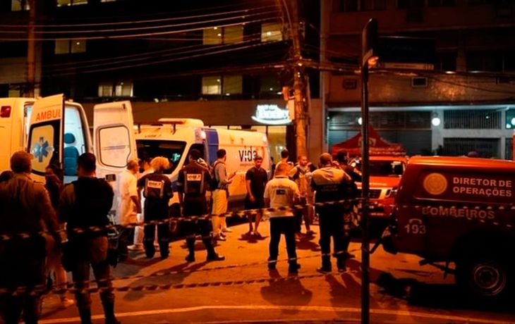 Incendio en un hospital de Rio de Janeiro: hay al menos once muertos