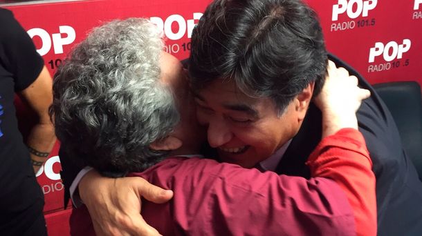 AUDIO: el divertido cruce entre Gloria y Carlos Zannini