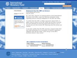 el fmi confirmo que grecia no pago su deuda y declaro al pais en mora el fmi confirmo que grecia no pago su deuda y declaro al pais en mora