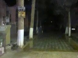 Un supuesto fantasma apareció en el cementerio de Jáchal