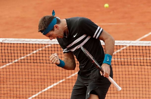 Del Potro en Roland Garros