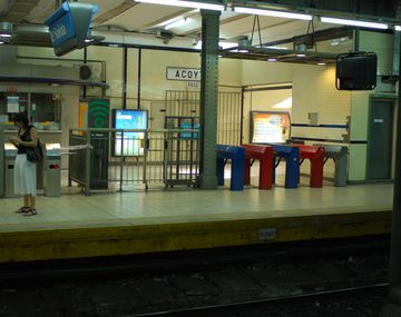 El subte arrolló a una persona 