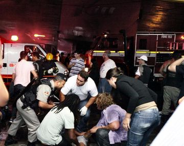 Estos son los primeros videos del Cromañón brasileño