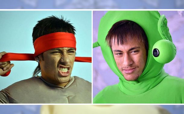 La ridícula producción de fotos de Neymar