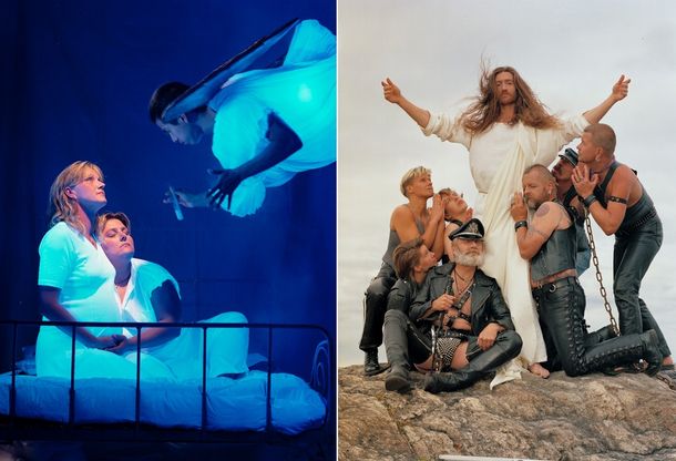 Polémica por una muestra que presenta a un Jesús travesti