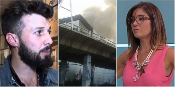 Los mensajes de los periodistas de El Trece y TN por el incendio
