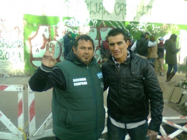 El barrabrava Héctor Paraguayo González