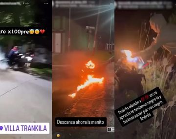 Despidieron con un funeral tumbero al joven que murió en una carrera de moto en Gesell