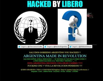 Hackearon el blog de Aníbal Fernández