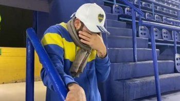 cumplio un sueno: la emocion de un hincha de boca al conocer la bombonera cumplio un sueno: la emocion de un hincha de boca al conocer la bombonera