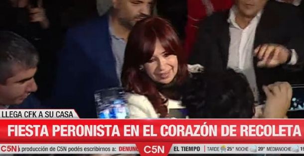 Viernes de Cristinapalooza: fiesta peronista en Recoleta