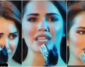 Lali Espósito quebró en llanto en pleno show.