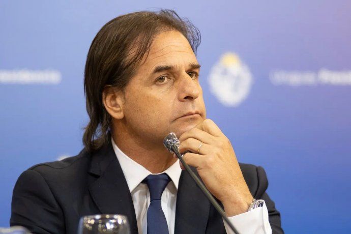 El presidente de Uruguay Luis Lacalle Pou.