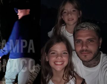 Escándalo: filtran fotos y videos de Icardi cazando junto con una de sus hijas