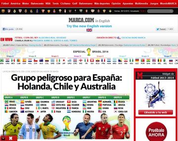 Así se vivió el sorteo del Mundial en las tapas del mundo