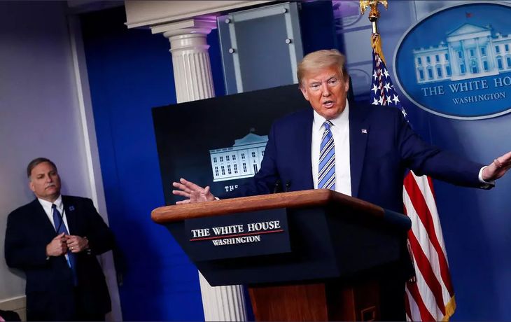 El presidente de Estados Unidos, Donald Trump