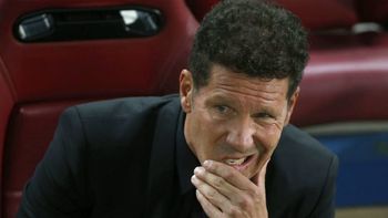Diego Simeone, preocupado por su Atlético Madrid Diego Simeone, preocupado por su Atlético Madrid