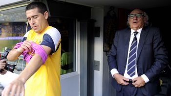 tres meses despues, volvio riquelme: tenemos la ilusion de pelear el torneo tres meses despues, volvio riquelme: tenemos la ilusion de pelear el torneo