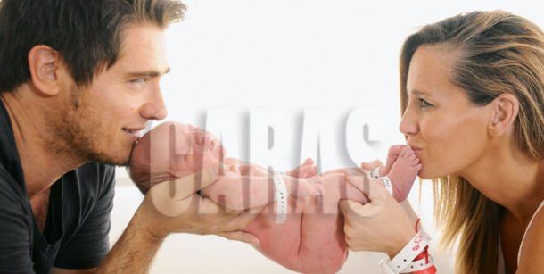 Las fotos de Guillermo Andino y Carolina Prat con su bebé