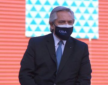 El Presidente inaugura obra en Pergamino
