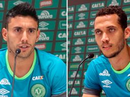 Alan Ruschel y Hélio Hermito Zampier Neto, son dos de los jugadores que sobrevivieron Alan Ruschel y Hélio Hermito Zampier Neto, son dos de los jugadores que sobrevivieron