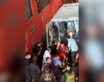 Así trasladaron a Robert Rojas al hospital