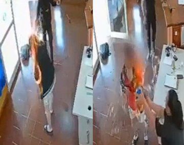 Una mujer se prendió fuego en una comisaría de Misiones.