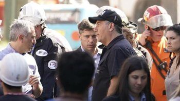 Axel Kicillof llegó a la zona del derrumbe en Villa Gesell Axel Kicillof llegó a la zona del derrumbe en Villa Gesell